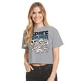 thumbnail image 1 of Mickey & Friends - Space Explorers - Juniors Cropped Cotton Blend T-Shirt, 1 of 5