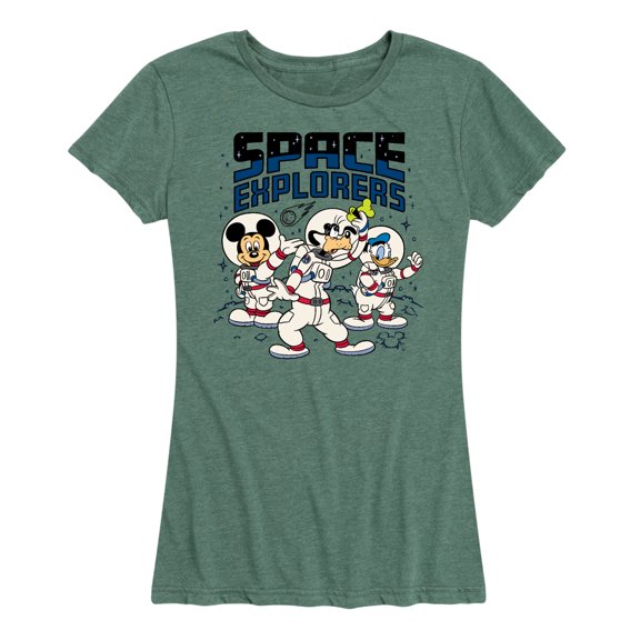 Mickey & Friends - Space Explorers - Women's Short Sleeve Graphic T-Shirt