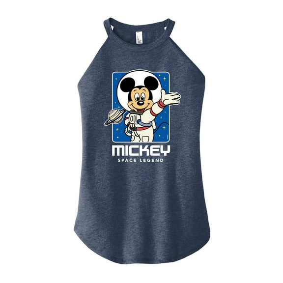 Mickey & Friends - Space Legend - Juniors High Neck Tank Top