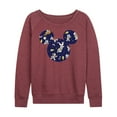 thumbnail image 1 of Mickey & Friends - Space Pattern - Women's Lightweight French Terry Long Sleeve Shirt, 1 of 5