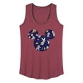 thumbnail image 1 of Mickey & Friends - Space Pattern - Women's Racerback Tank Top, 1 of 5