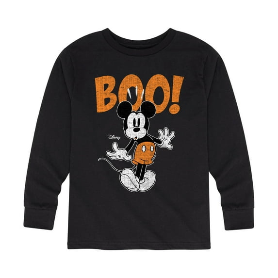 Mickey & Friends - Spiderweb Logo - Toddler And Youth Long Sleeve Graphic T-Shirt