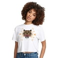 thumbnail image 1 of Mickey & Friends - Spirit of the Tiger - Juniors Cropped Cotton Blend T-Shirt, 1 of 4