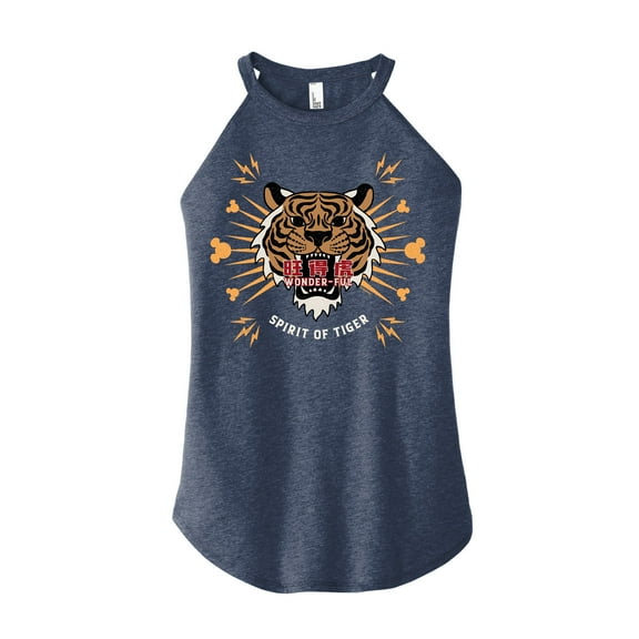 Mickey & Friends - Spirit of the Tiger - Juniors High Neck Tank Top