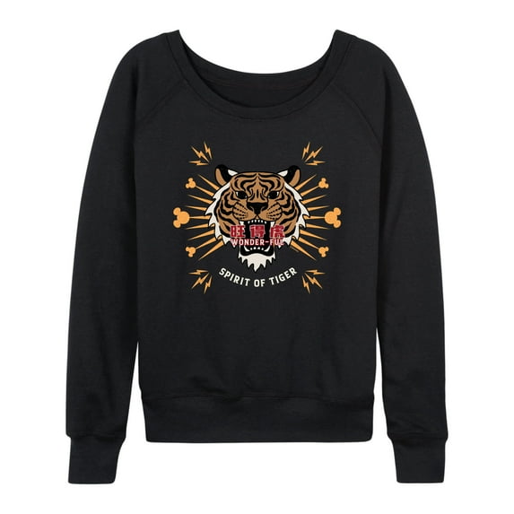 Mickey & Friends - Spirit of the Tiger - Women's Lightweight French Terry Long Sleeve Shirt