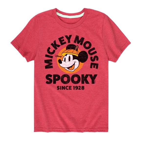 Mickey & Friends - Spooky Since 1928 - Toddler And Youth Short Sleeve Graphic T-Shirt