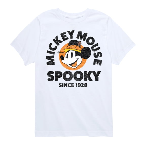 Mickey & Friends - Spooky Since 1928 - Toddler And Youth Short Sleeve Graphic T-Shirt