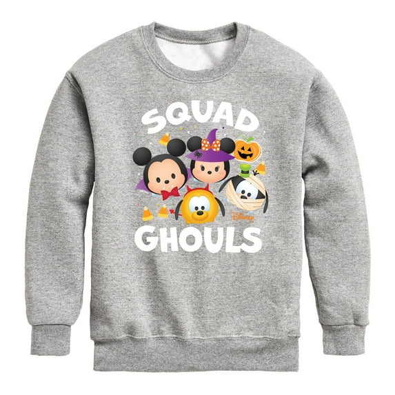 Mickey & Friends - Squad Ghouls - Toddler And Youth Crewneck Fleece Sweatshirt