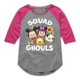 thumbnail image 1 of Mickey & Friends - Squad Ghouls - Toddler And Youth Girls Raglan Graphic T-Shirt, 1 of 5