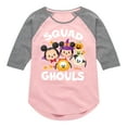 thumbnail image 1 of Mickey & Friends - Squad Ghouls - Toddler And Youth Girls Raglan Graphic T-Shirt, 1 of 5