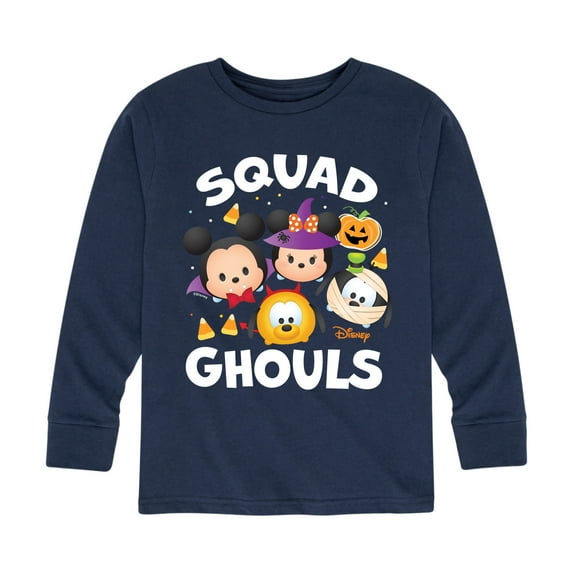 Mickey & Friends - Squad Ghouls - Toddler And Youth Long Sleeve Graphic T-Shirt