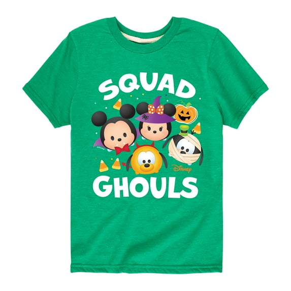 Mickey & Friends - Squad Ghouls - Toddler And Youth Short Sleeve Graphic T-Shirt