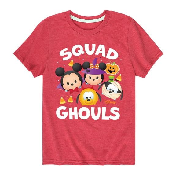 Mickey & Friends - Squad Ghouls - Toddler And Youth Short Sleeve Graphic T-Shirt