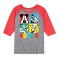 thumbnail image 1 of Mickey & Friends - Squad Grid - Youth Raglan Graphic T-Shirt, 1 of 6