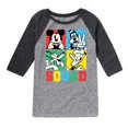 thumbnail image 1 of Mickey & Friends - Squad Grid - Youth Raglan Graphic T-Shirt, 1 of 5