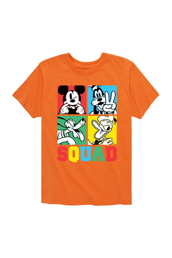Mickey & Friends - Squad Grid - Youth Short Sleeve Graphic T-Shirt
