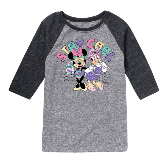 Mickey & Friends - Stay Cool - Toddler And Youth Raglan Graphic T-Shirt