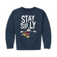 thumbnail image 1 of Mickey & Friends - Stay Silly - Toddler And Youth Crewneck Fleece Sweatshirt, 1 of 5