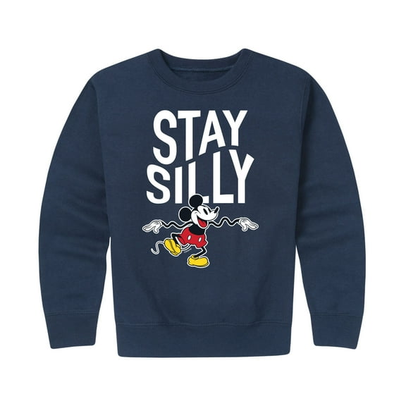 Mickey & Friends - Stay Silly - Toddler And Youth Crewneck Fleece Sweatshirt