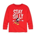 thumbnail image 1 of Mickey & Friends - Stay Silly - Toddler And Youth Long Sleeve Graphic T-Shirt, 1 of 5