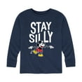 thumbnail image 1 of Mickey & Friends - Stay Silly - Toddler And Youth Long Sleeve Graphic T-Shirt, 1 of 5