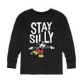 thumbnail image 1 of Mickey & Friends - Stay Silly - Toddler And Youth Long Sleeve Graphic T-Shirt, 1 of 5