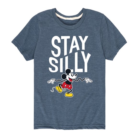 Mickey & Friends - Stay Silly - Toddler And Youth Short Sleeve Graphic T-Shirt
