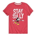thumbnail image 1 of Mickey & Friends - Stay Silly - Toddler And Youth Short Sleeve Graphic T-Shirt, 1 of 5
