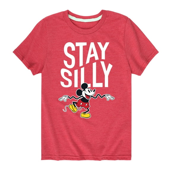 Mickey & Friends - Stay Silly - Toddler And Youth Short Sleeve Graphic T-Shirt