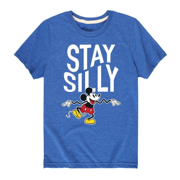 Mickey & Friends - Stay Silly - Toddler And Youth Short Sleeve Graphic T-Shirt