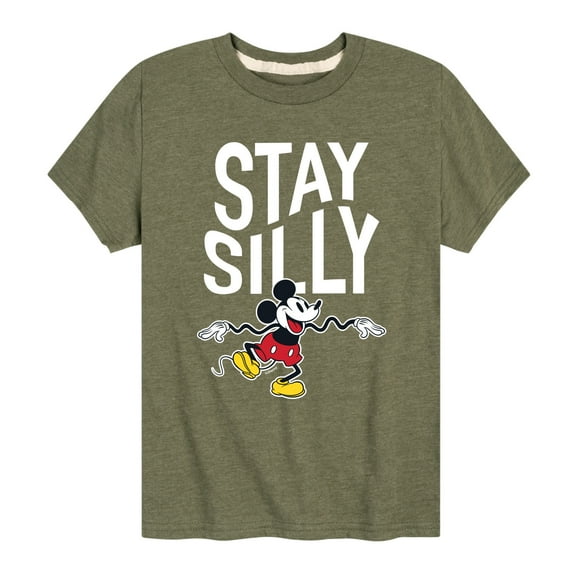 Mickey & Friends - Stay Silly - Toddler And Youth Short Sleeve Graphic T-Shirt