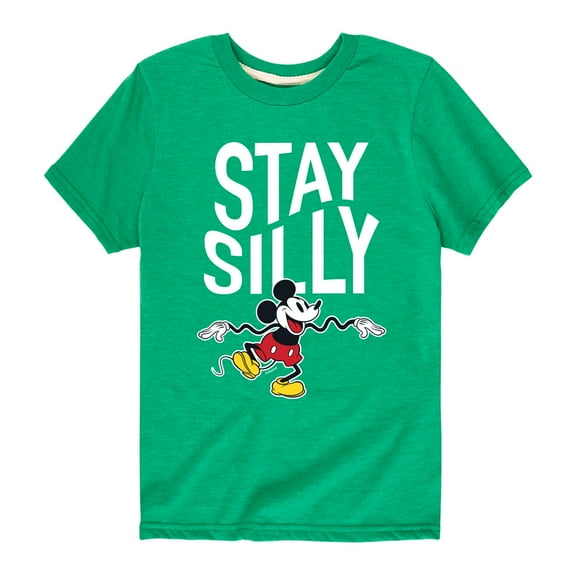 Mickey & Friends - Stay Silly - Toddler And Youth Short Sleeve Graphic T-Shirt