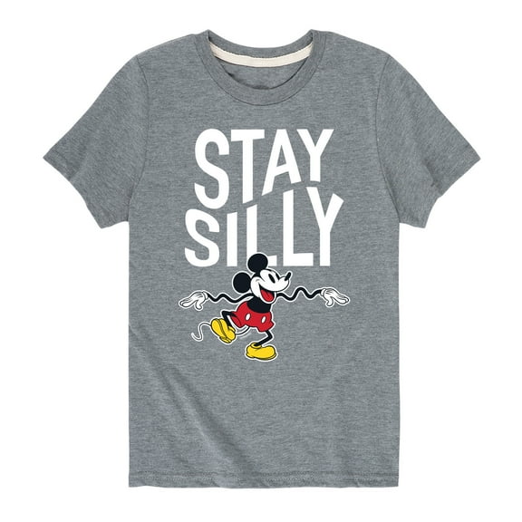 Mickey & Friends - Stay Silly - Toddler And Youth Short Sleeve Graphic T-Shirt