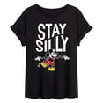 thumbnail image 1 of Mickey & Friends - Stay Silly - Women's Oversized T-Shirt, 1 of 5