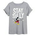 thumbnail image 1 of Mickey & Friends - Stay Silly - Women's Oversized T-Shirt, 1 of 5