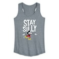 thumbnail image 1 of Mickey & Friends - Stay Silly - Women's Racerback Tank Top, 1 of 5