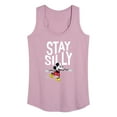 thumbnail image 1 of Mickey & Friends - Stay Silly - Women's Racerback Tank Top, 1 of 5