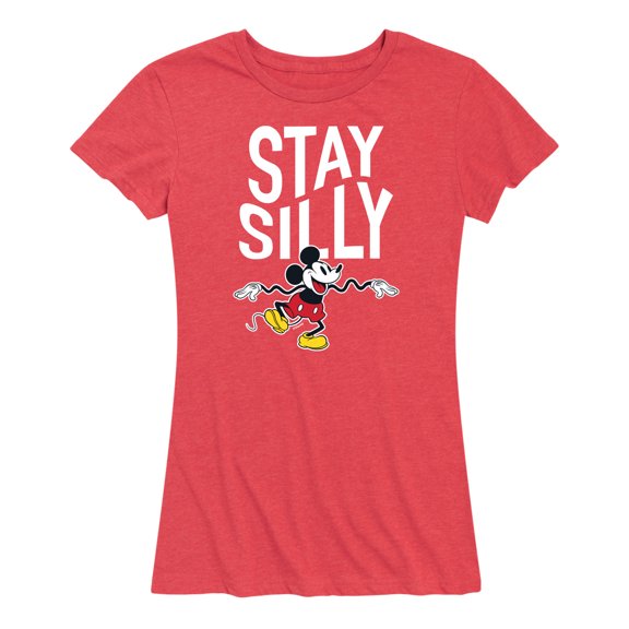 Mickey & Friends - Stay Silly - Women's Short Sleeve Graphic T-Shirt