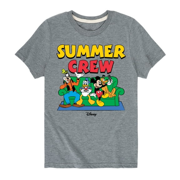 Mickey & Friends - Summer Crew - Toddler And Youth Short Sleeve Graphic T-Shirt