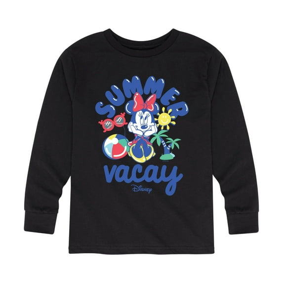 Mickey & Friends - Summer Vacay - Toddler And Youth Long Sleeve Graphic T-Shirt