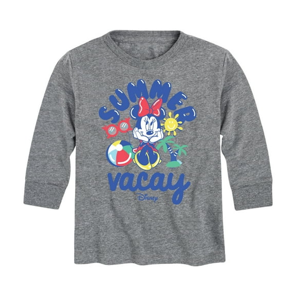 Mickey & Friends - Summer Vacay - Toddler And Youth Long Sleeve Graphic T-Shirt