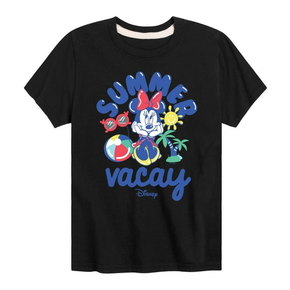 Mickey & Friends - Summer Vacay - Toddler And Youth Short Sleeve Graphic T-Shirt
