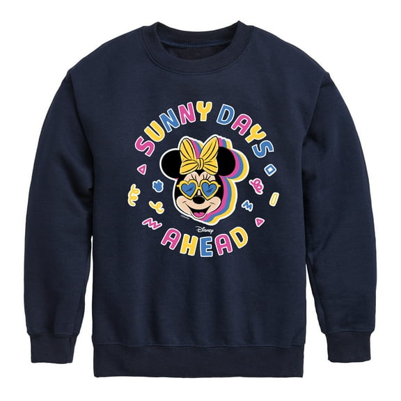 Mickey & Friends - Sunny Days Ahead - Toddler And Youth Crewneck Fleece Sweatshirt