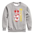 thumbnail image 1 of Disney - Mickey & Friends - Surprised Mickey - Glitch Name - Toddler And Youth Crewneck Fleece Sweatshirt, 1 of 5