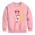 thumbnail image 1 of Disney - Mickey & Friends - Surprised Mickey - Glitch Name - Toddler And Youth Crewneck Fleece Sweatshirt, 1 of 4