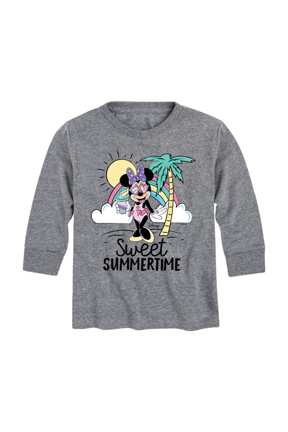 Mickey & Friends - Sweet Summertime - Toddler And Youth Long Sleeve Graphic T-Shirt