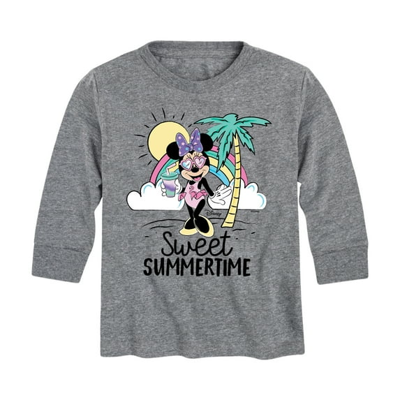 Mickey & Friends - Sweet Summertime - Toddler And Youth Long Sleeve Graphic T-Shirt