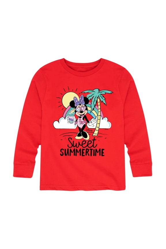 Mickey & Friends - Sweet Summertime - Toddler And Youth Long Sleeve Graphic T-Shirt