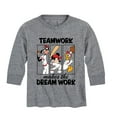 thumbnail image 1 of Mickey & Friends - Teamwork Makes The Dream Work - Toddler And Youth Long Sleeve Graphic T-Shirt, 1 of 5