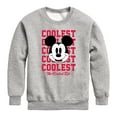 thumbnail image 1 of Mickey & Friends - The Coolest Kid - Youth Crewneck Fleece Sweatshirt, 1 of 5